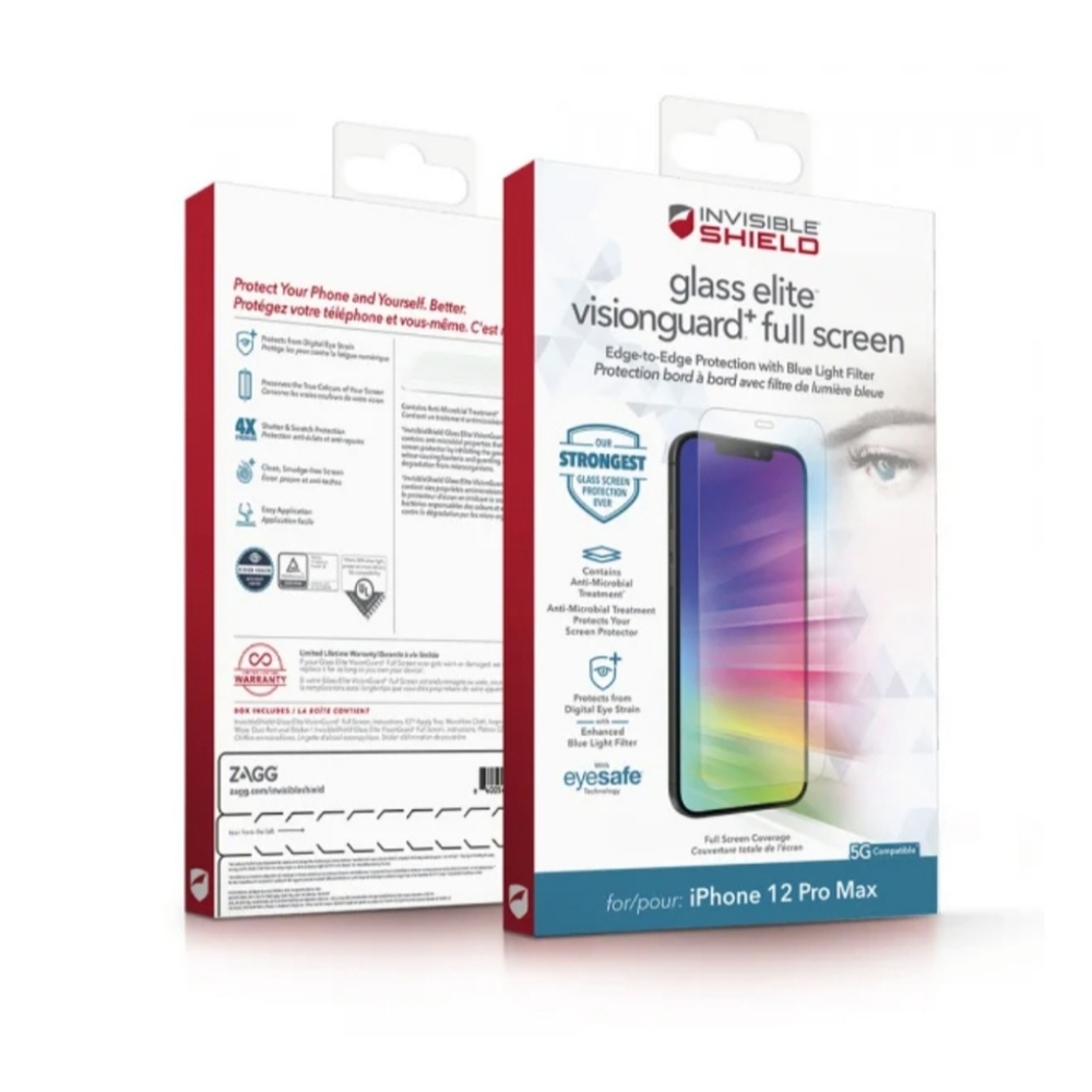 InvisibleShield Glass Screen Protector iPhone 12 Pro Max